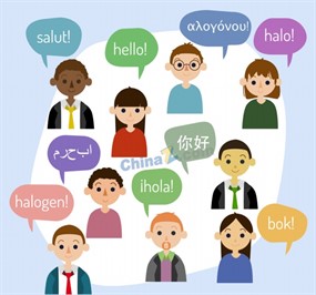 创意人物语言气泡框矢量